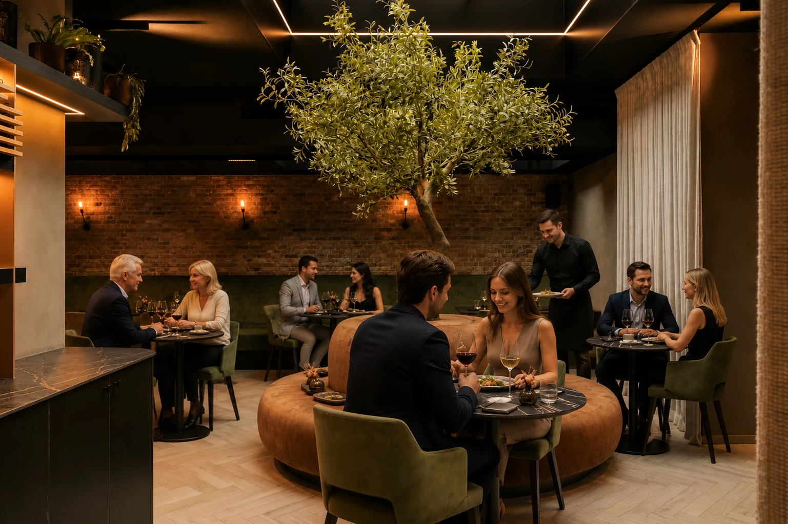 Overnight stay with a gourmet dinner in West Flanders