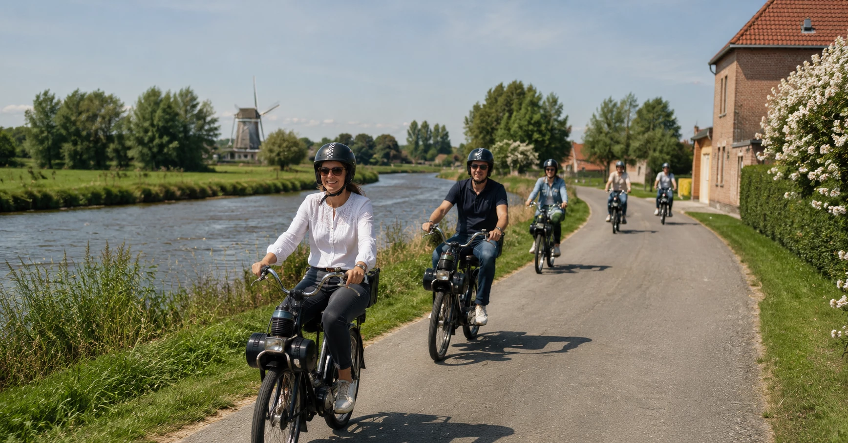Solex verhuur West-Vlaanderen met overnachting B&B Herenhuis