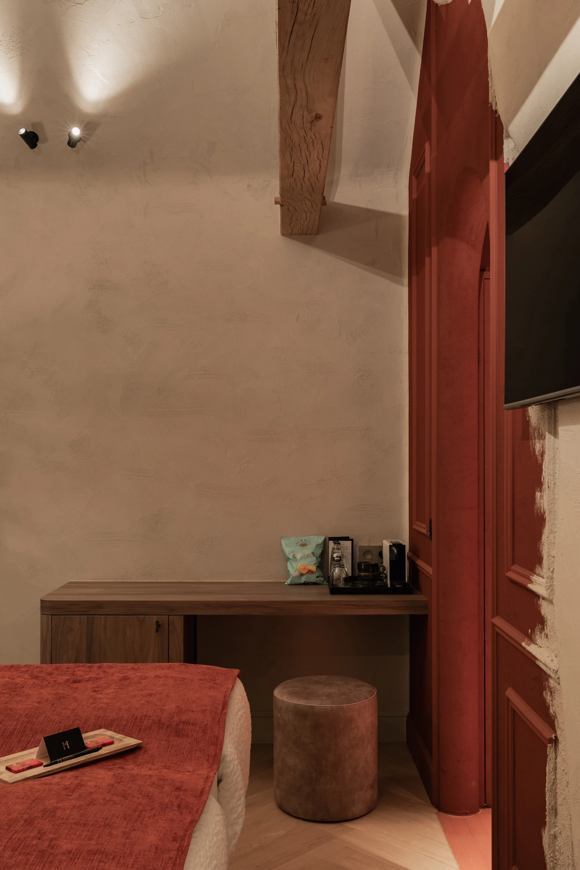 Bureau van kamer Boho Chic B&B Herenhuis Izegem