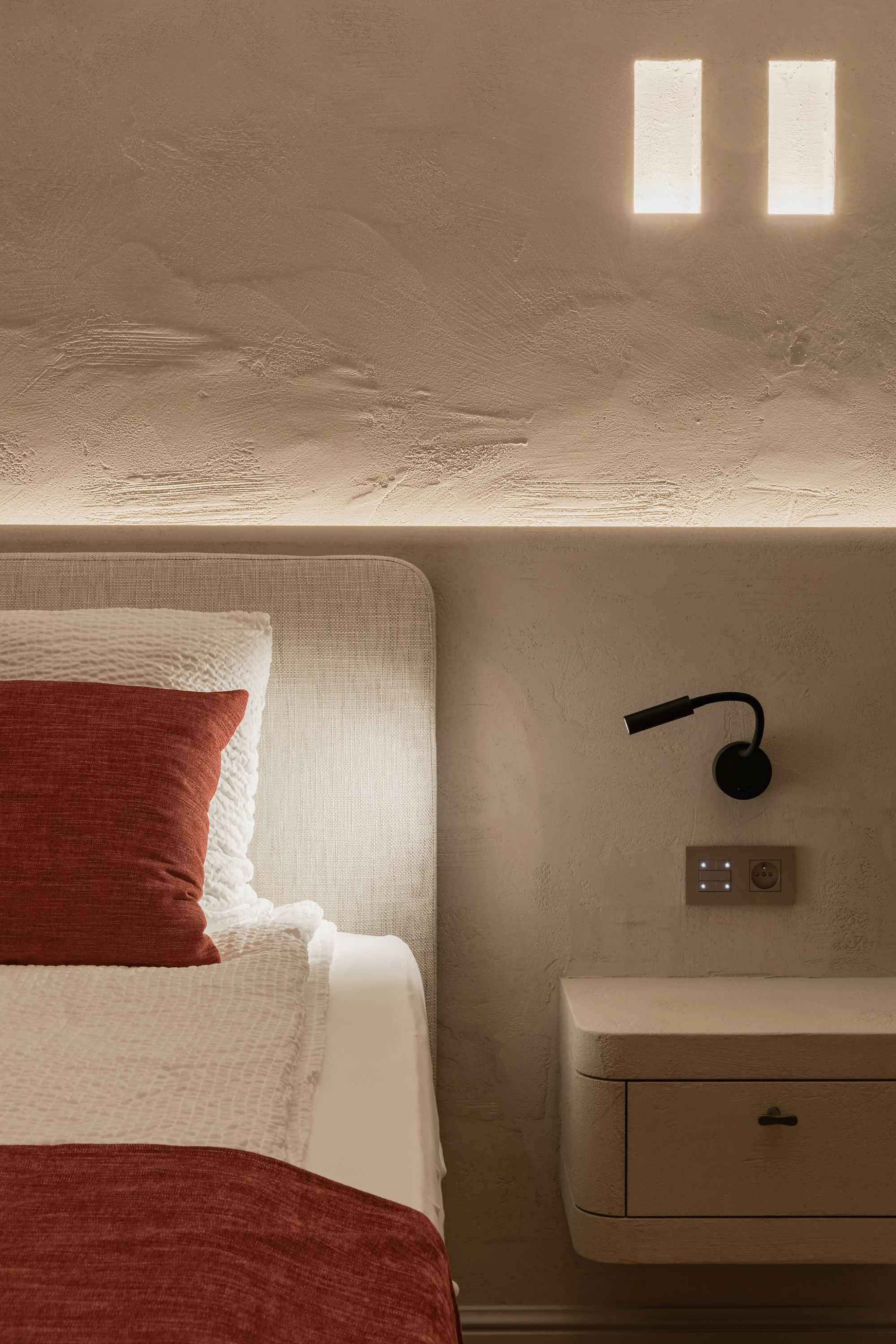 Close up bed kamer Boho Chic B&B Herenhuis Izegem