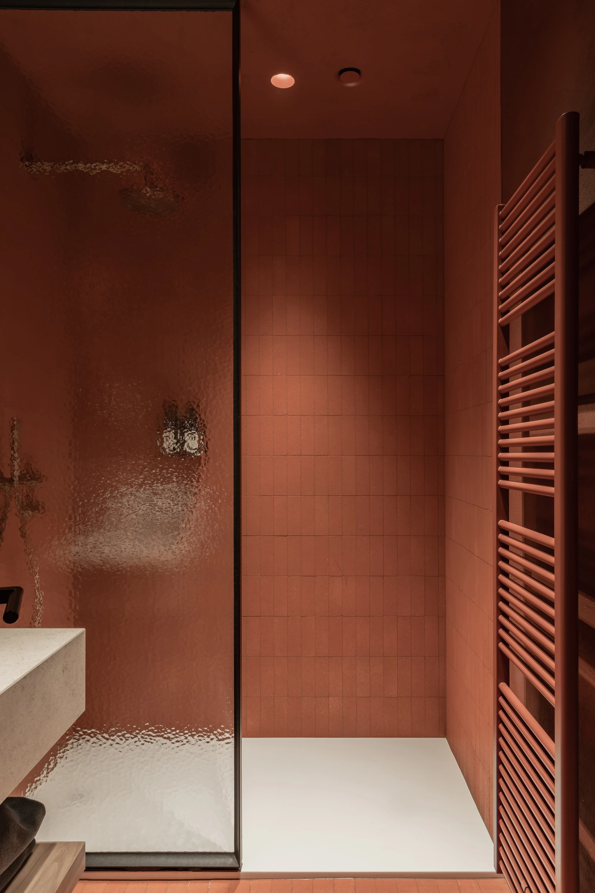 Douche van badkamer Boho Chic B&B Herenhuis Izegem