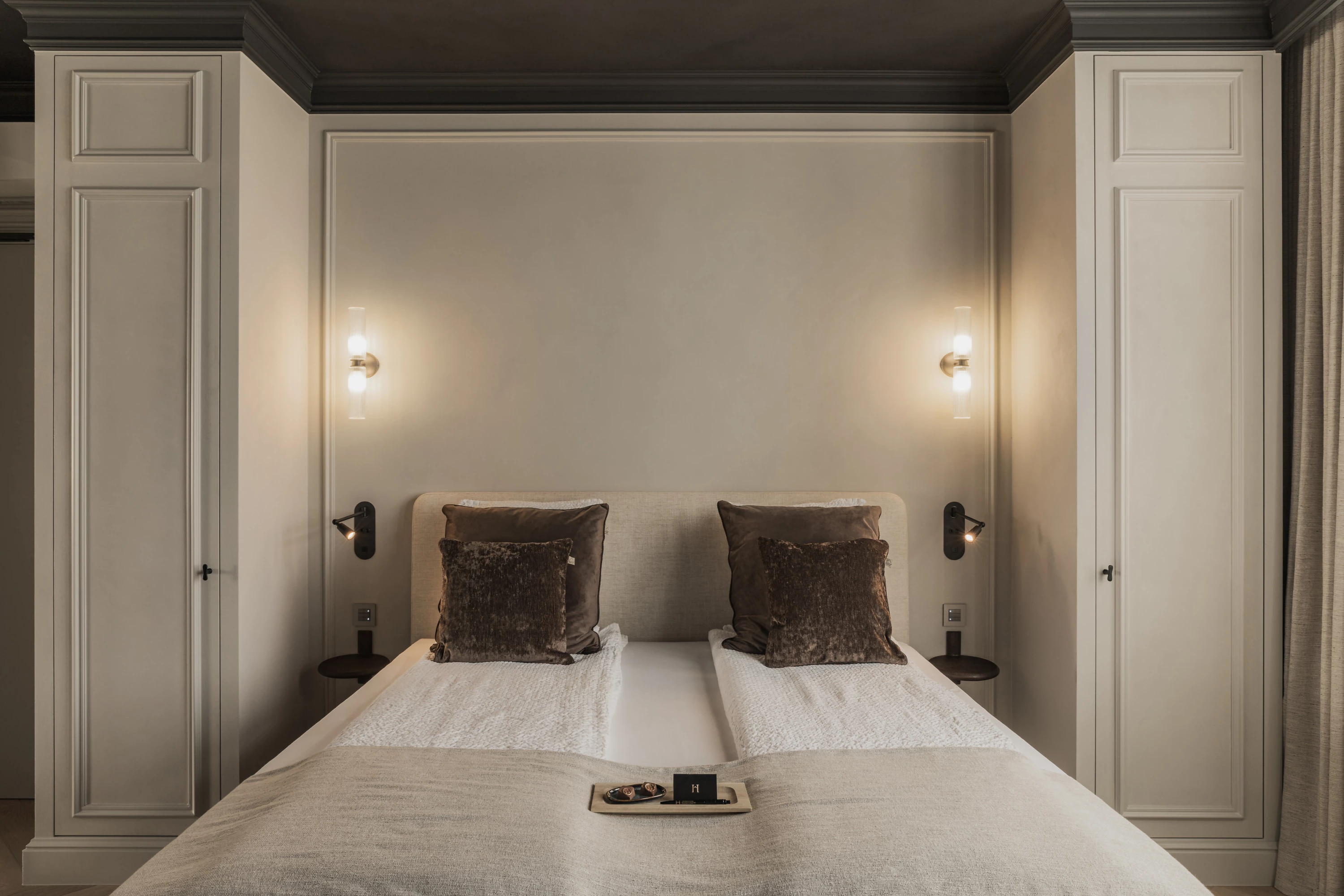 Bed kamer H&eacute;ritage in B&B Herenhuis regio Roeselare - Kortrijk